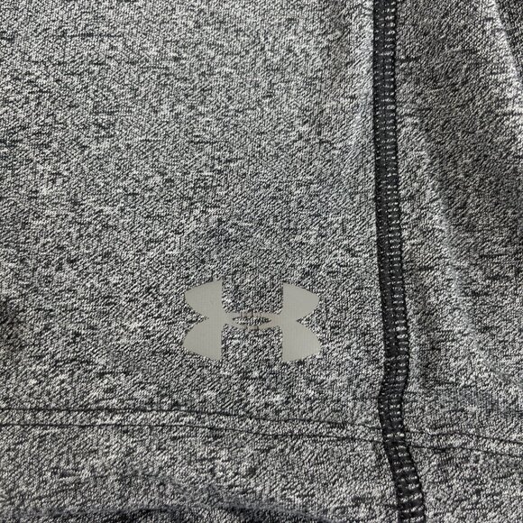 Under Armour Hoodie Shirt Womens Medium Gray High Neck Activewear - Picture 5 of 9